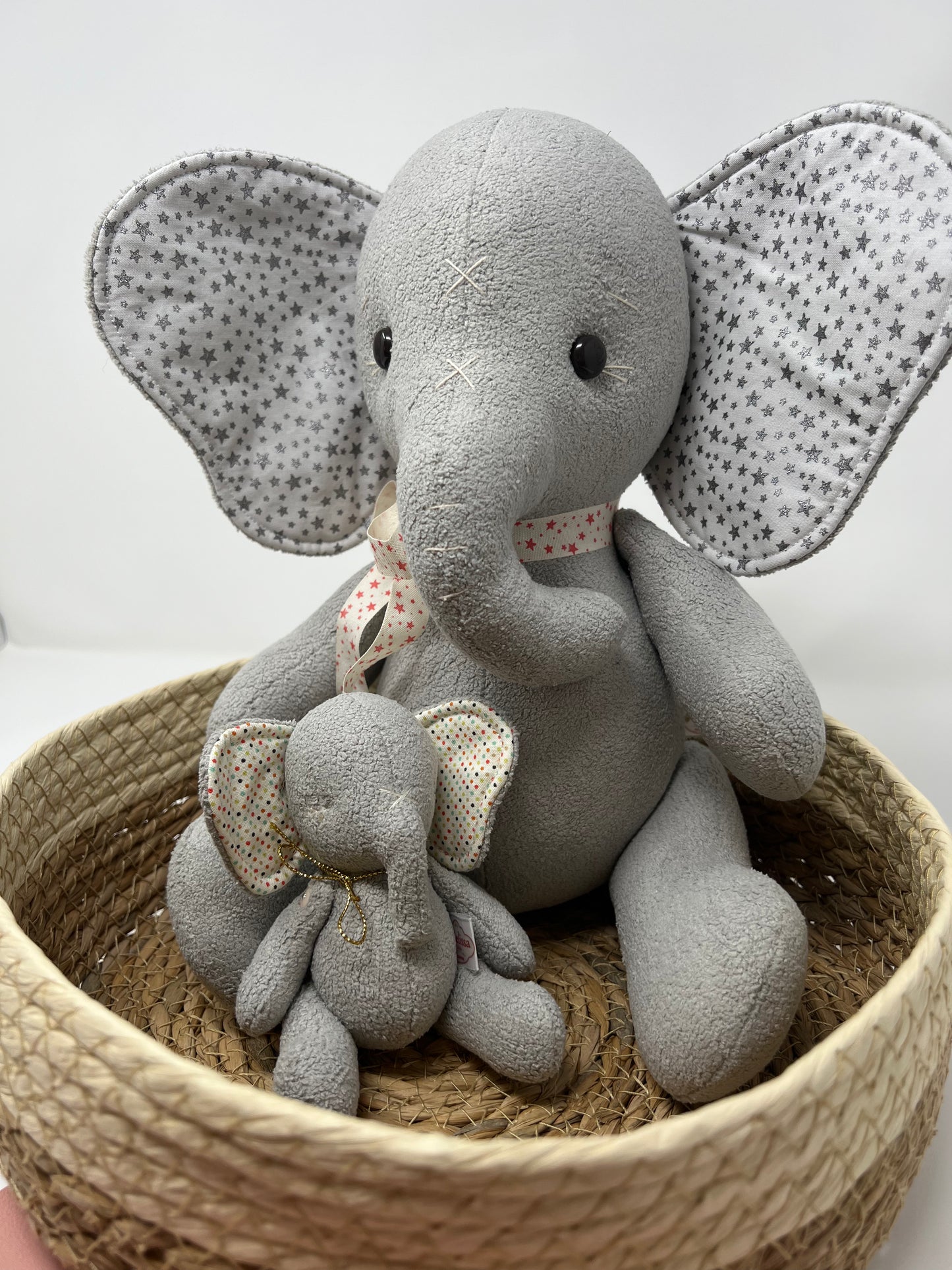Special Mother”s Day Bundle - Ellie the Elephant (Stars)+ Mini Elephant
