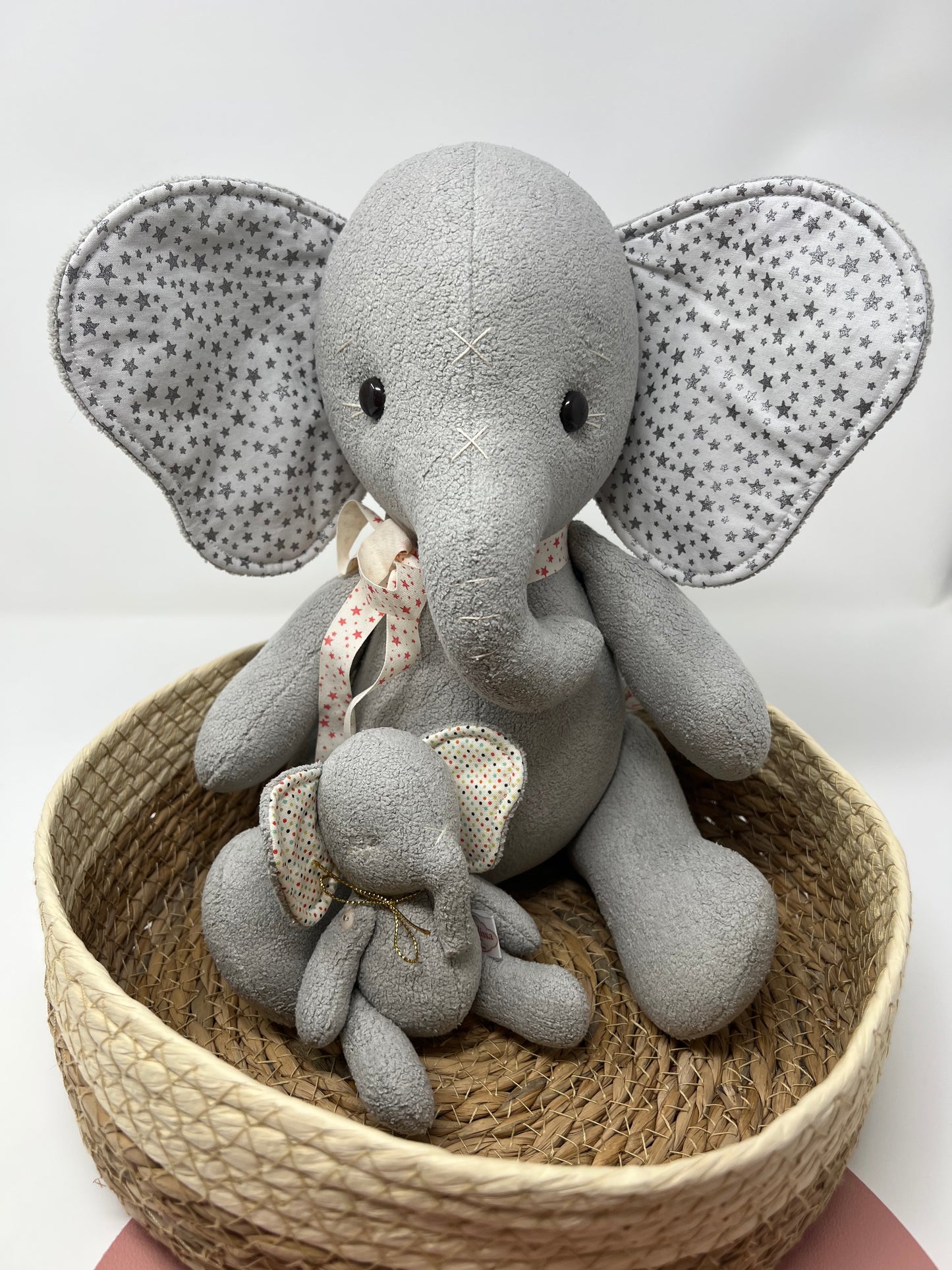 Special Mother”s Day Bundle - Ellie the Elephant (Stars)+ Mini Elephant
