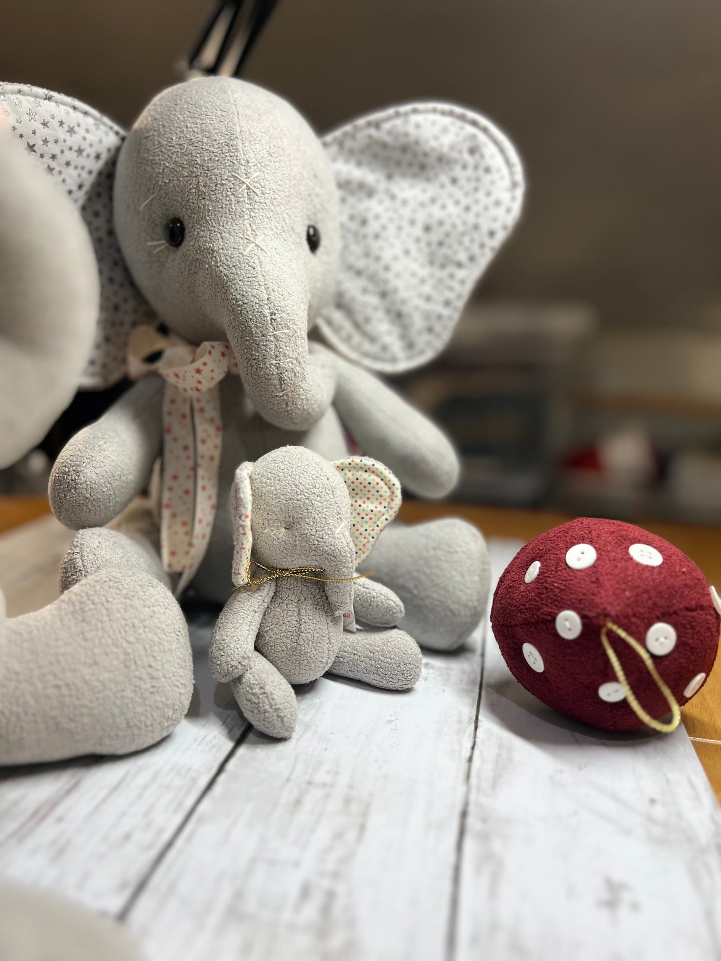 Special Mother”s Day Bundle - Ellie the Elephant (Stars)+ Mini Elephant