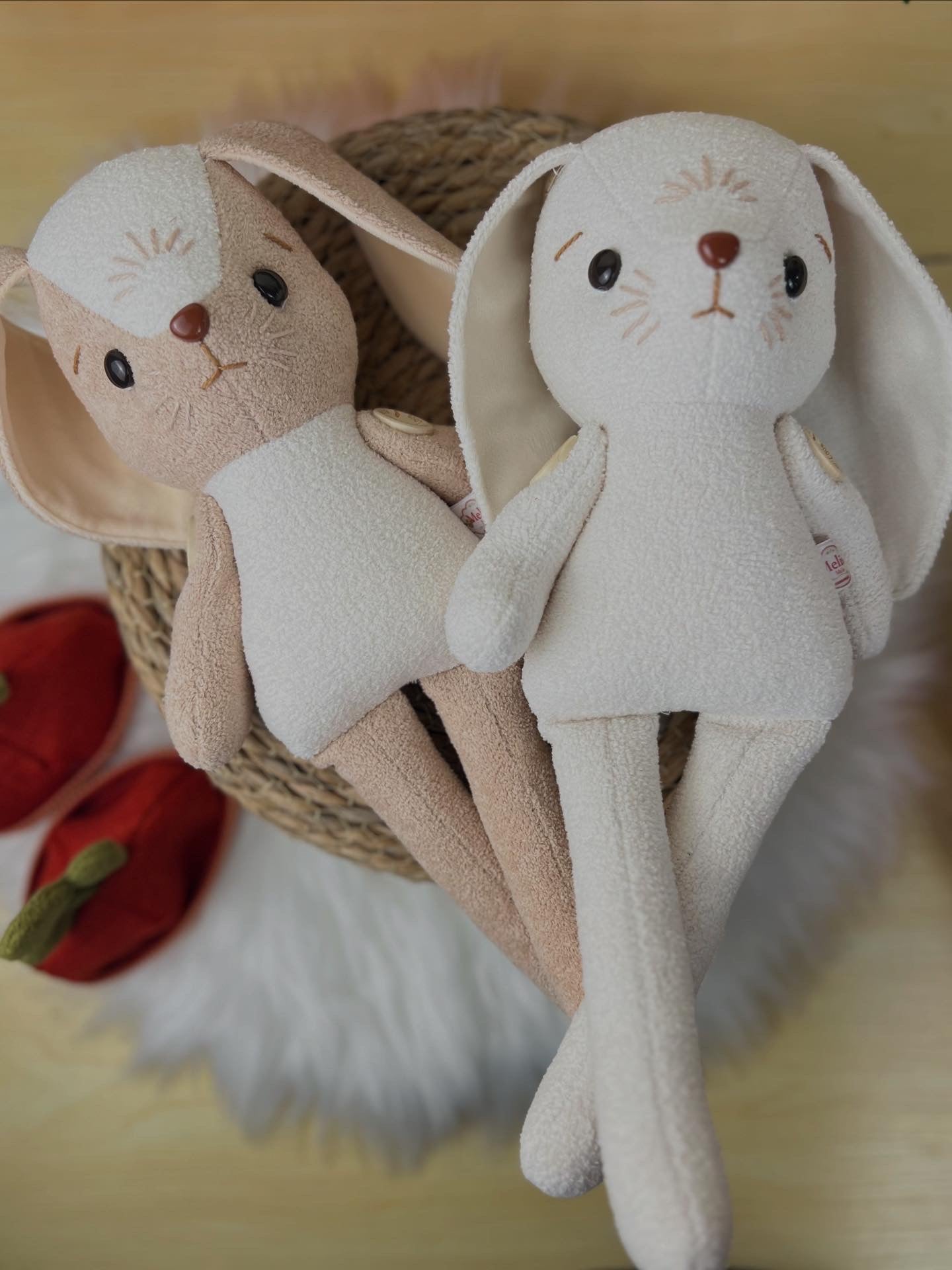 Bramble the Bunny – Handmade Heirloom Doll (34cm / 13.4”)