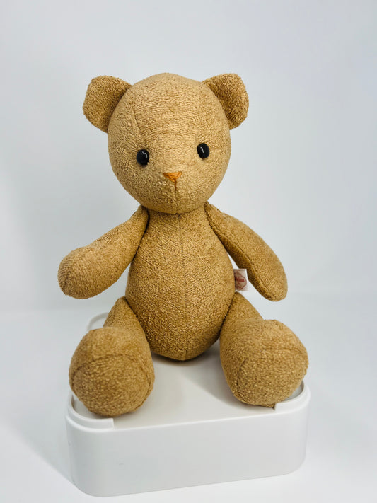 Mini Brown Velvet Boucle Teddy Bear