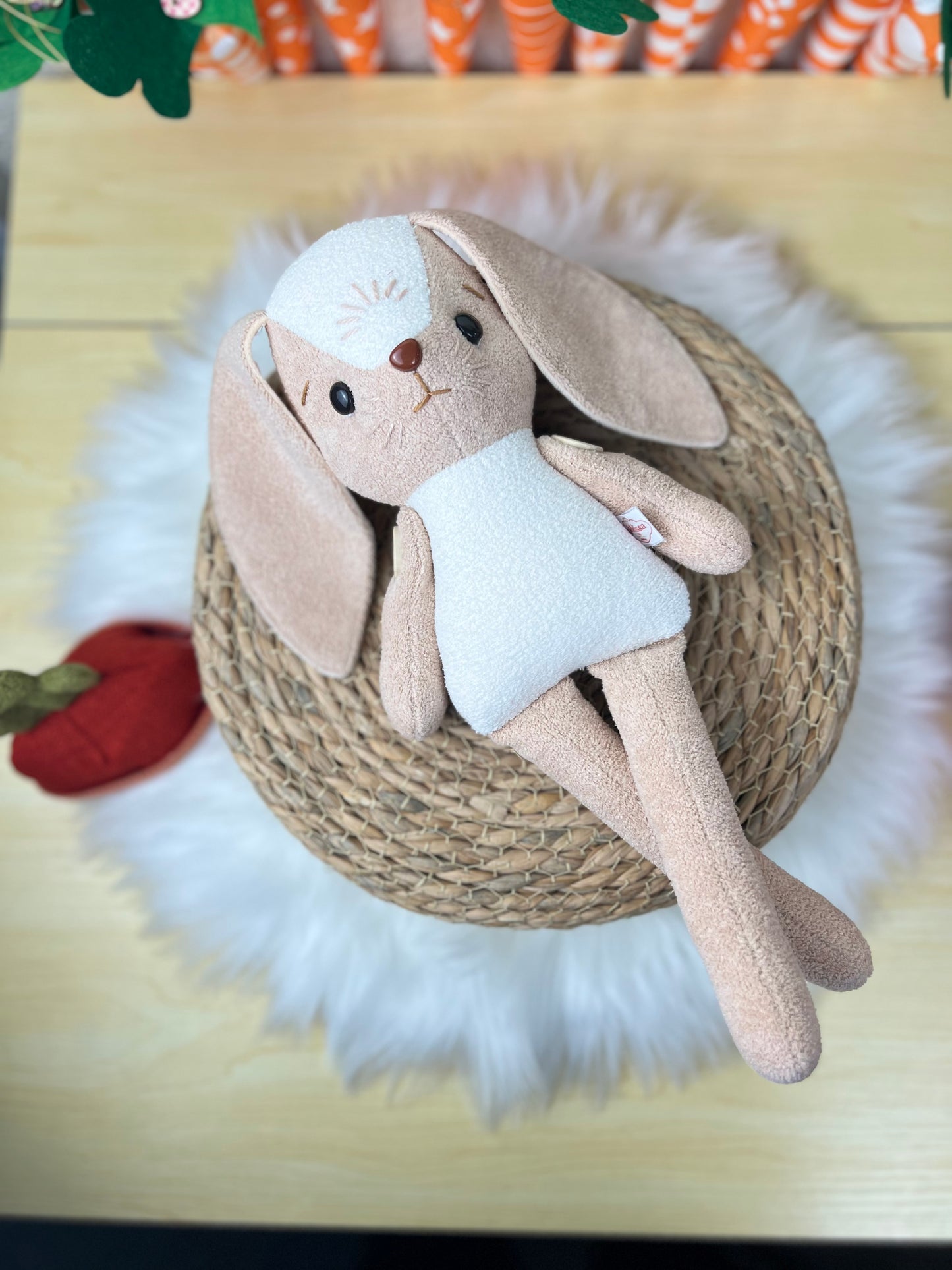 Bramble the Bunny – Handmade Heirloom Doll (34cm / 13.4”)
