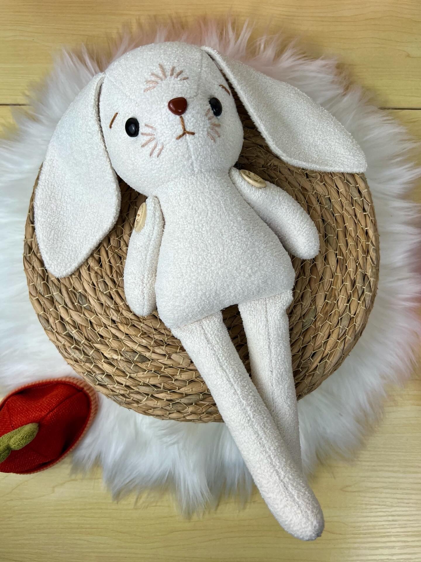 Bramble the Bunny – Handmade Heirloom Doll (34cm / 13.4”)