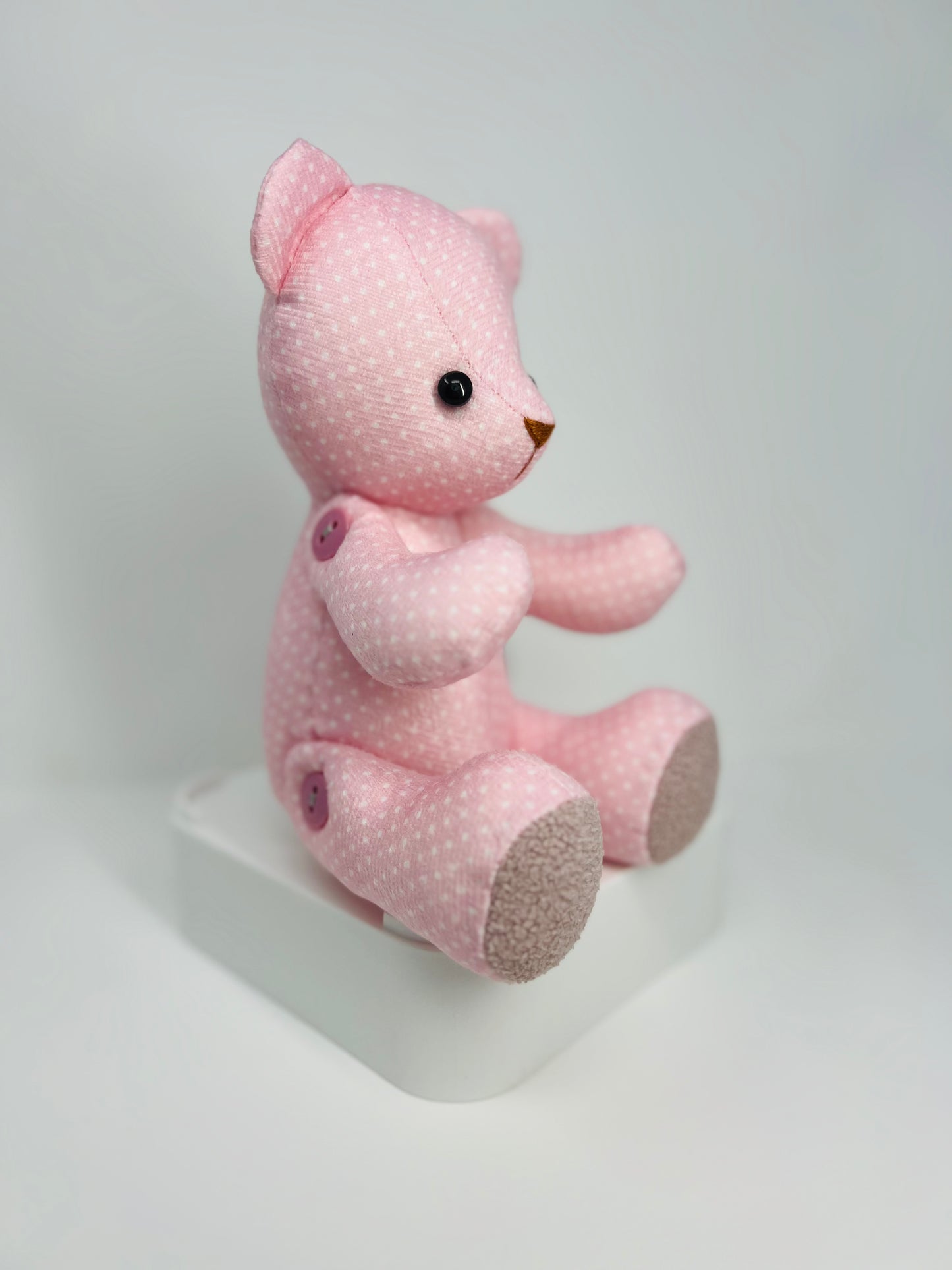 Rosie the Polka Dot Teddy Bear: A Sweet Handmade Companion