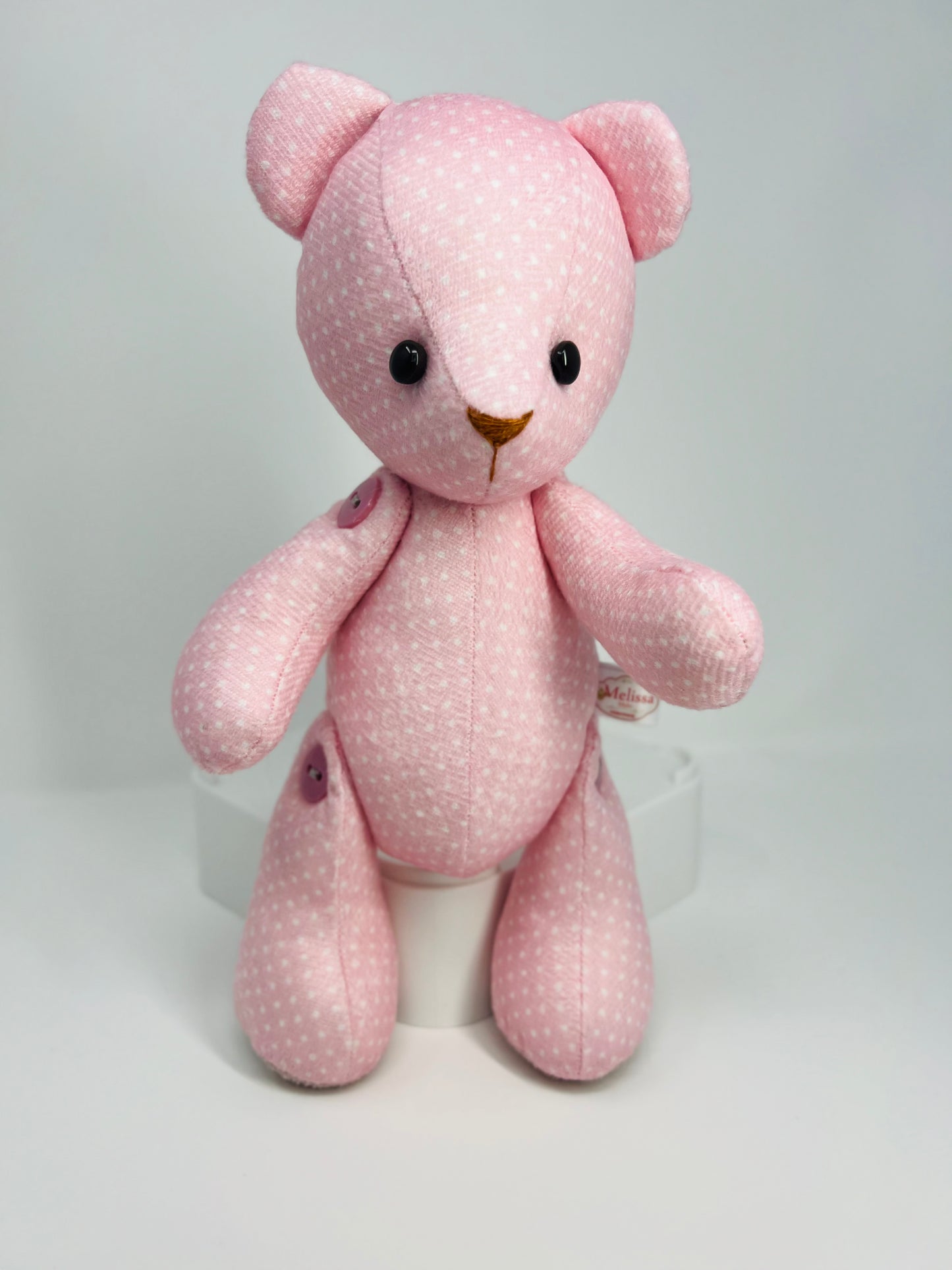 Rosie the Polka Dot Teddy Bear: A Sweet Handmade Companion