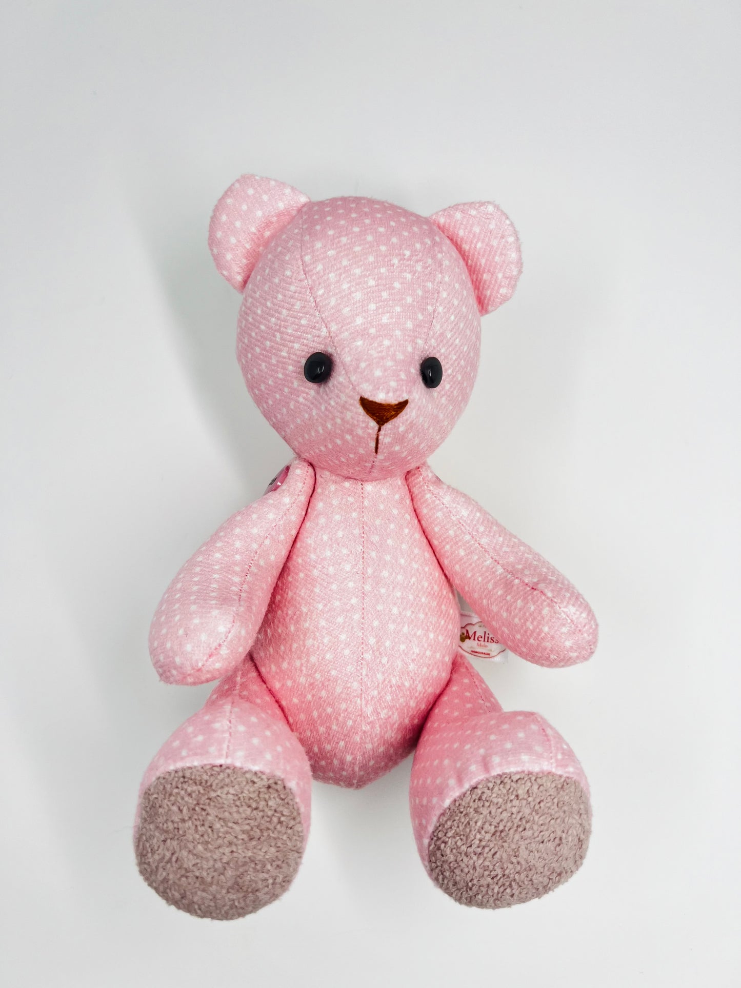 Rosie the Polka Dot Teddy Bear: A Sweet Handmade Companion