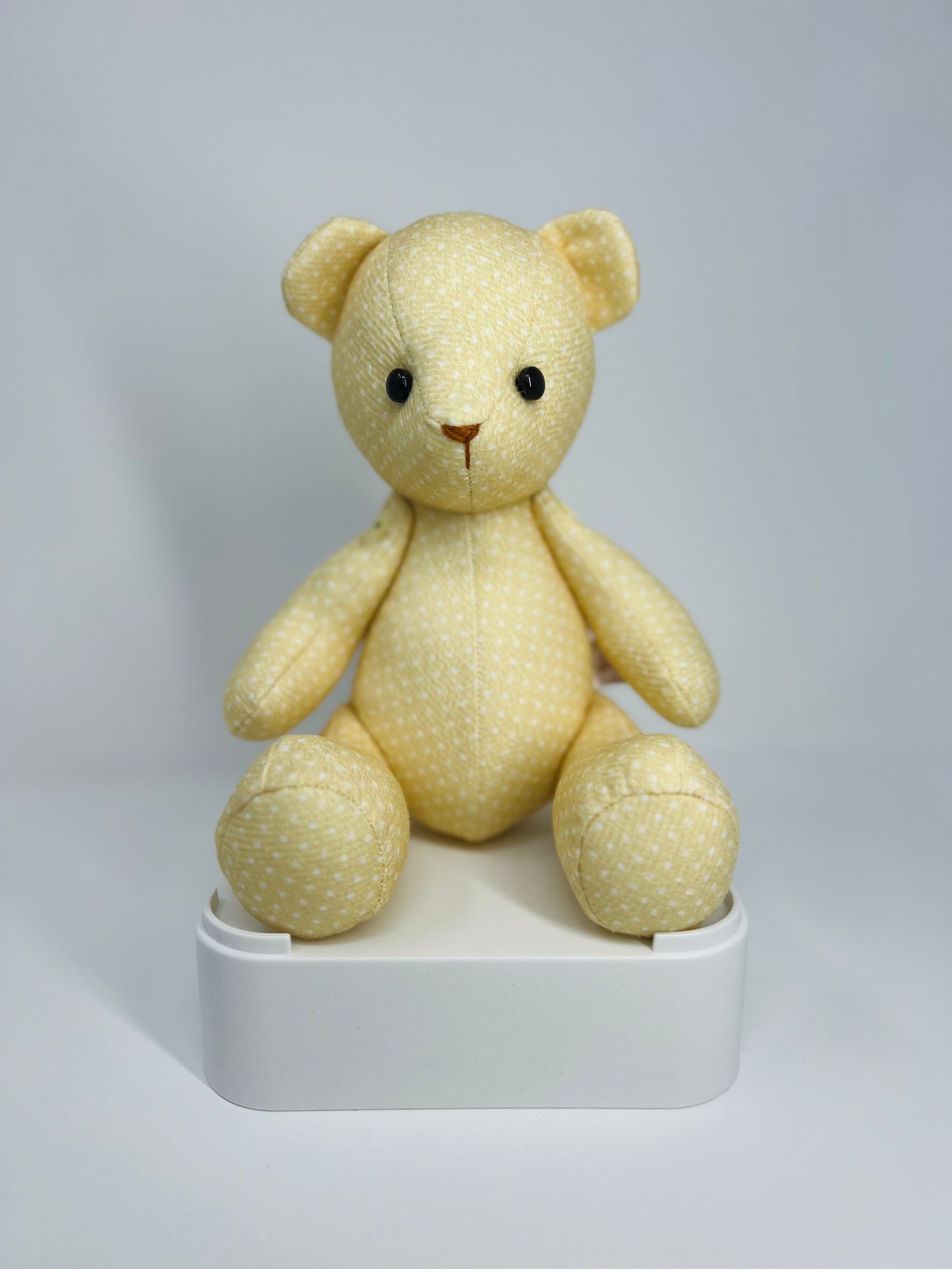 Sunny the Polka Dot Teddy Bear: A Cheerful Handmade Treasure