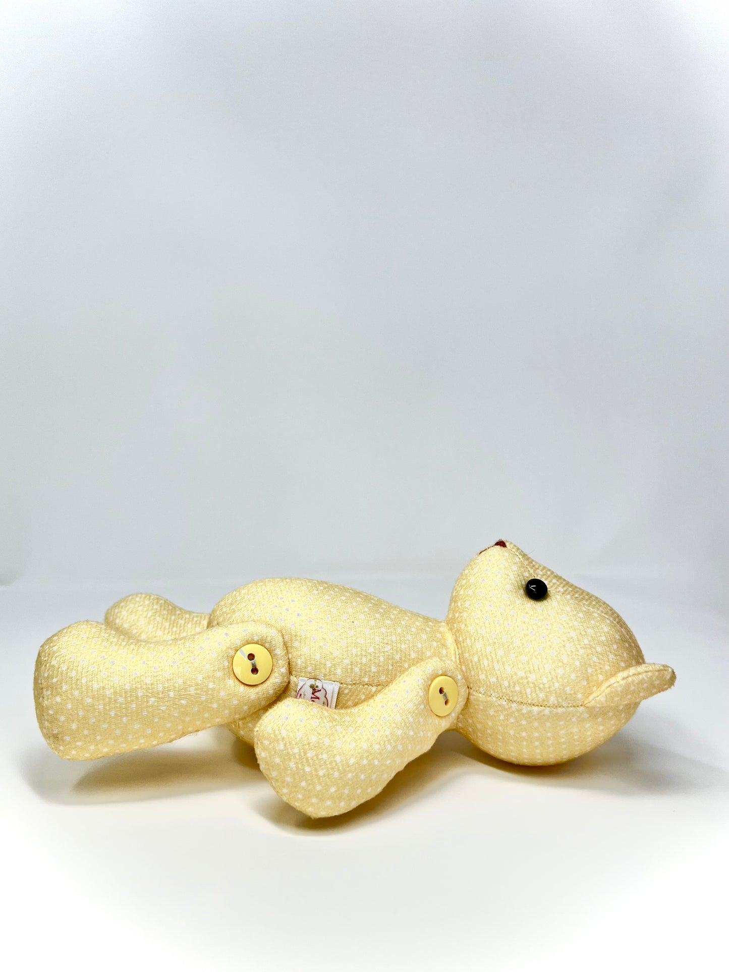 Sunny the Polka Dot Teddy Bear: A Cheerful Handmade Treasure