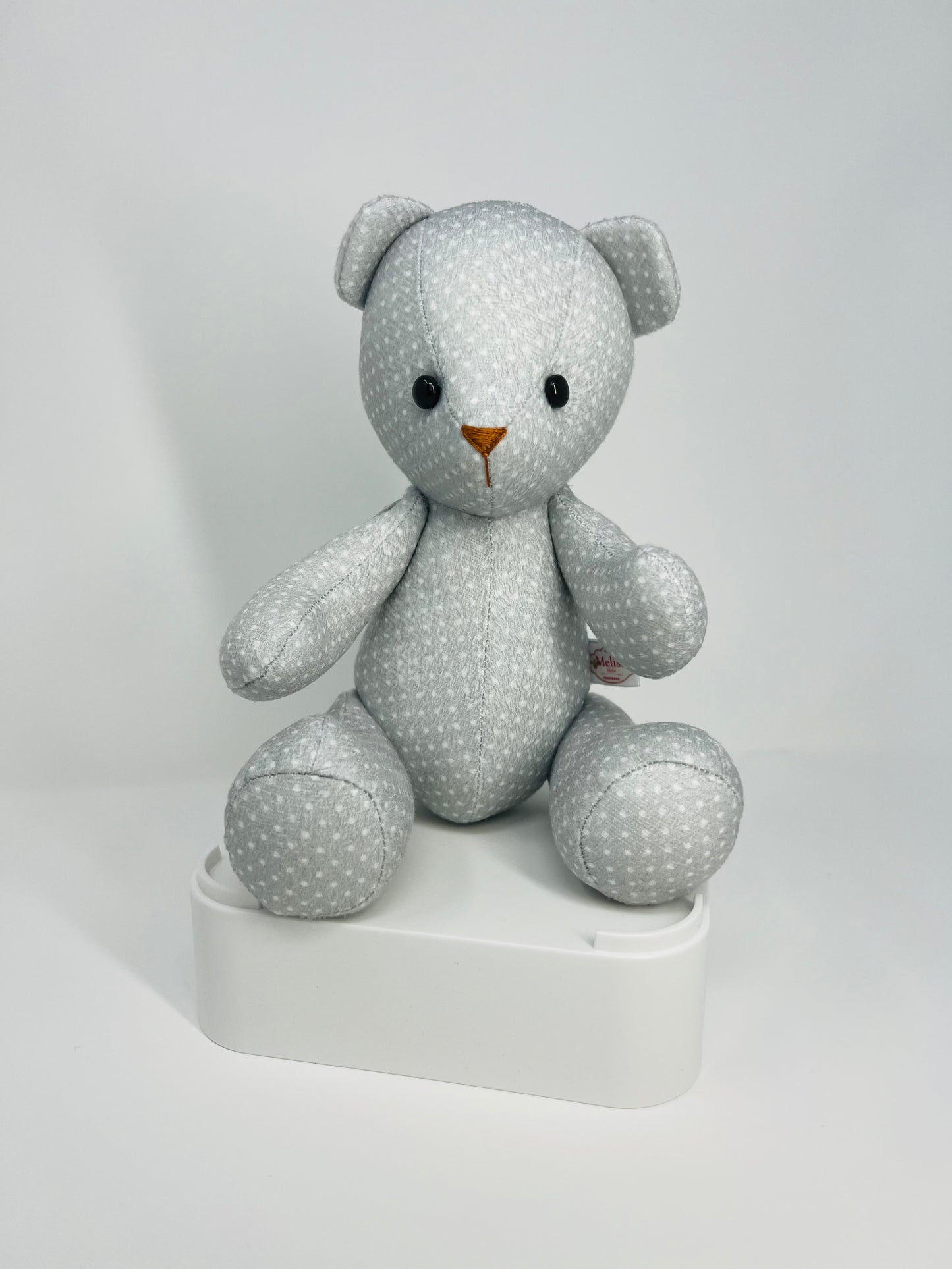 Grayson the Polka Dot Teddy Bear: A Timeless Handmade Classic