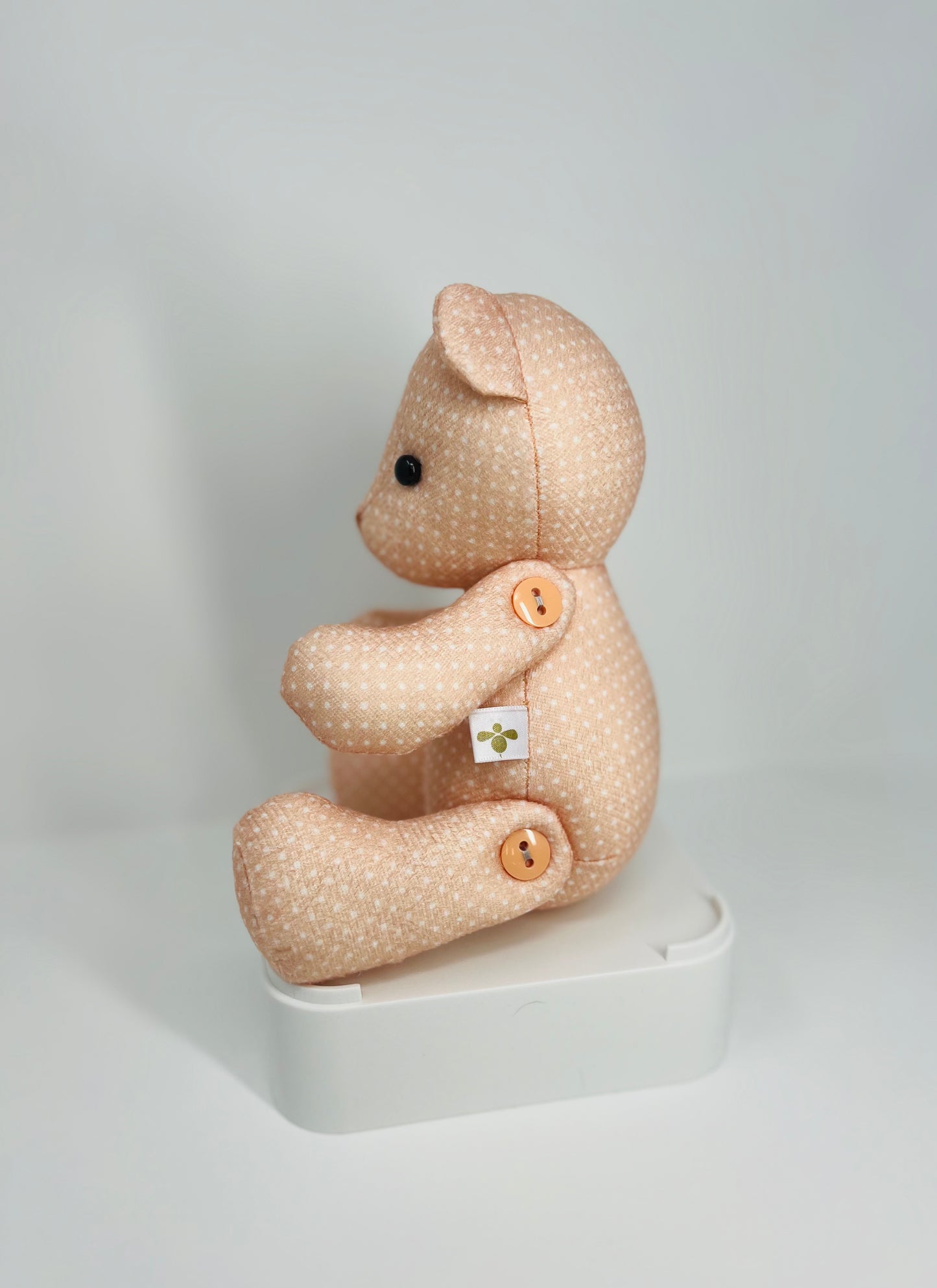 Rosie the Polka Dot Teddy Bear: A Charming Handmade Delight