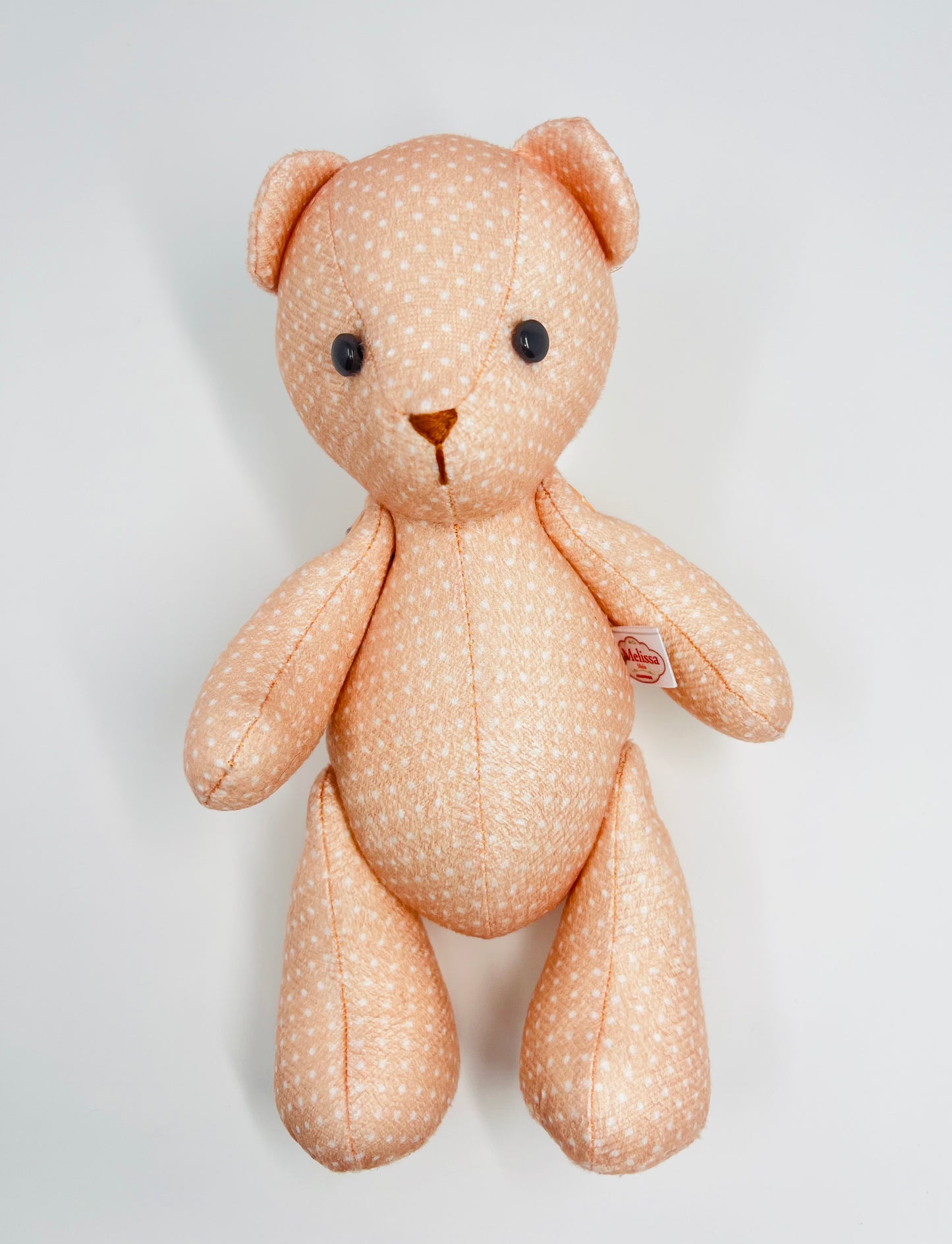 Rosie the Polka Dot Teddy Bear: A Charming Handmade Delight