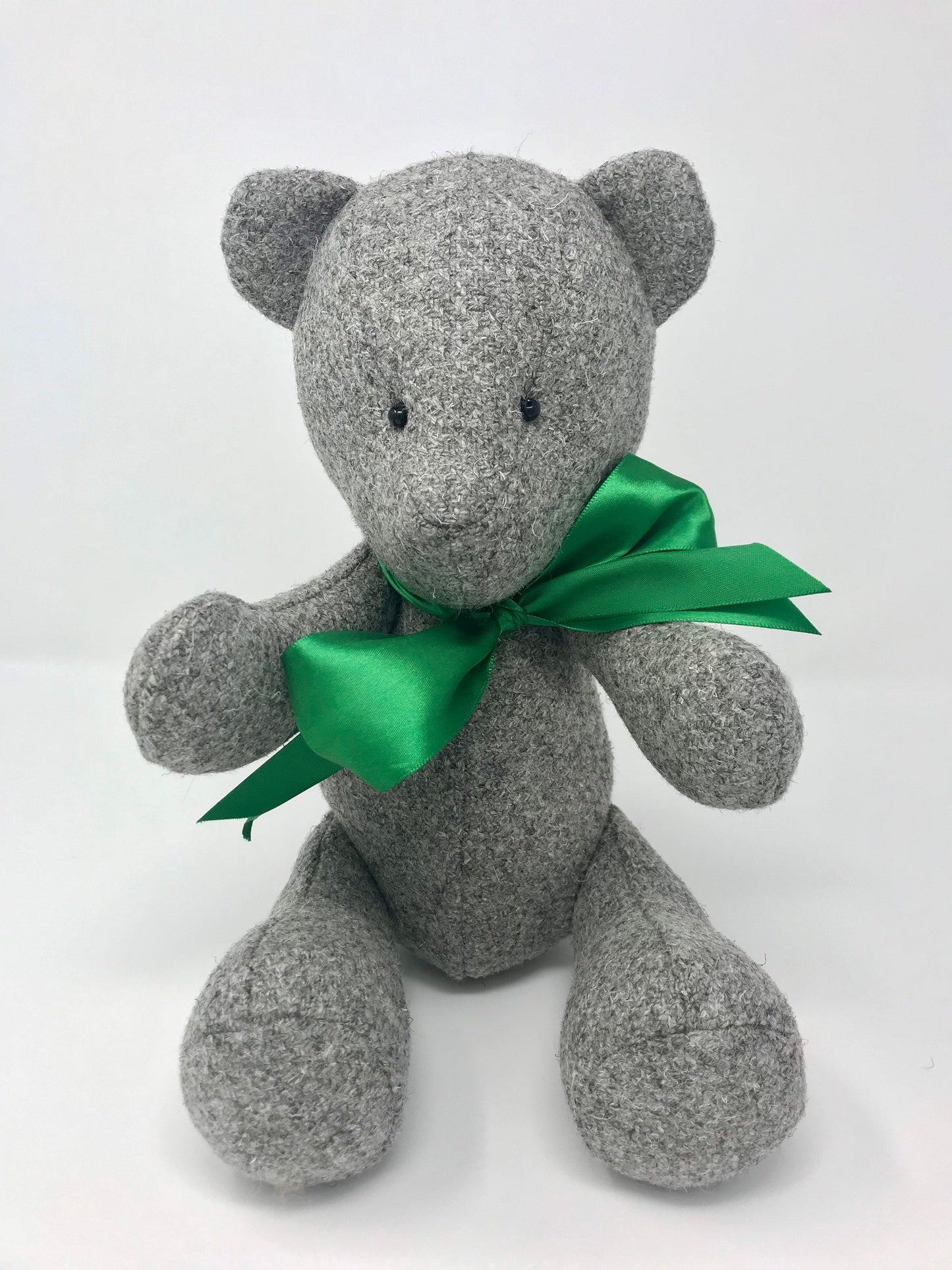 Adorable Medium size Teddy Bear Unique soft Lake District Tweed Cuddly Plush toy Room Decor